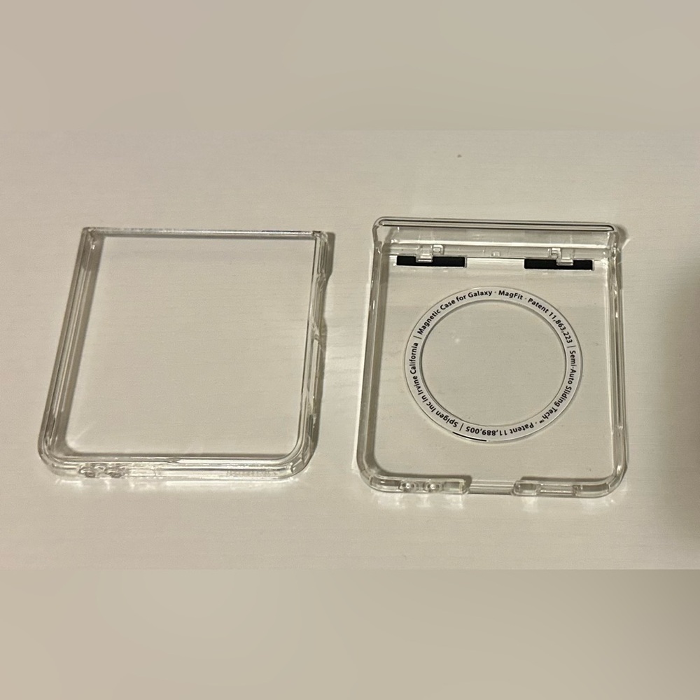 Spigen Crystal Clear Magnetic Case for Galaxy Z Flip 7